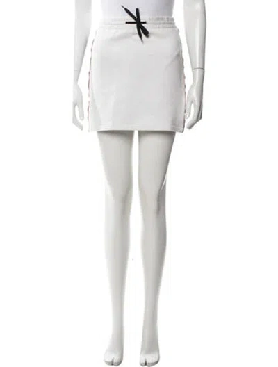 Pre-owned Miu Miu 2019 Mini Skirt In White