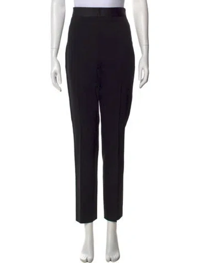 Pre-owned Miu Miu 2019 Straight Leg Pants In Black