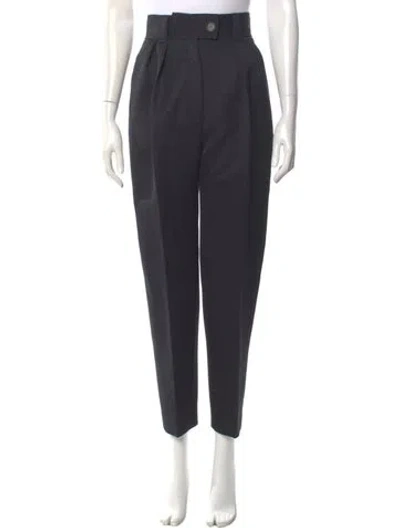 Pre-owned Miu Miu 2019 Straight Leg Pants In Gray