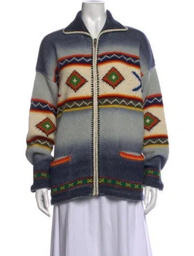 Pre-owned Miu Miu 2019 Virgin Wool Sweater In Grey