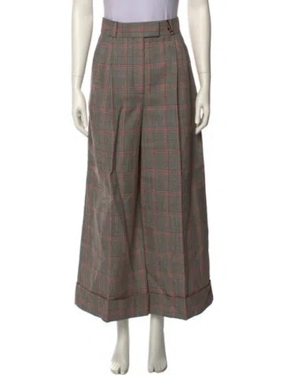 Pre-owned Miu Miu 2019 Wide Leg Pants In Black