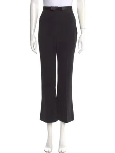 Pre-owned Miu Miu 2019 Wide Leg Pants In Black