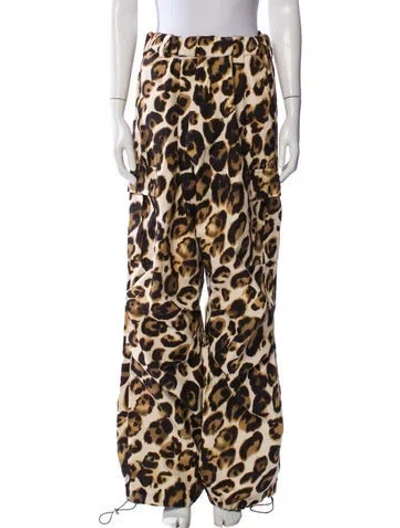 Pre-owned Miu Miu 2019 Wide Leg Pants In Neutral