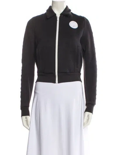 Pre-owned Miu Miu 2020 Bomber Jacket In Black