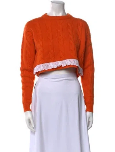 Pre-owned Miu Miu 2020 Cashmere Sweater In Orange