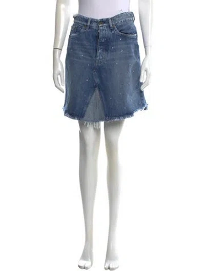Pre-owned Miu Miu 2020 Knee-length Skirt In Blue