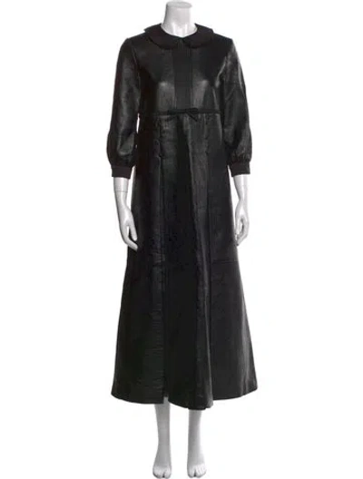 Pre-owned Miu Miu 2020 Long Dress In Black