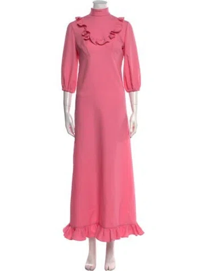 Pre-owned Miu Miu 2020 Long Dress In Pink
