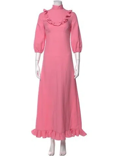 Pre-owned Miu Miu 2020 Long Dress W/ Tags In Pink