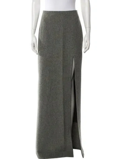 Pre-owned Miu Miu 2020 Long Skirt In Gray