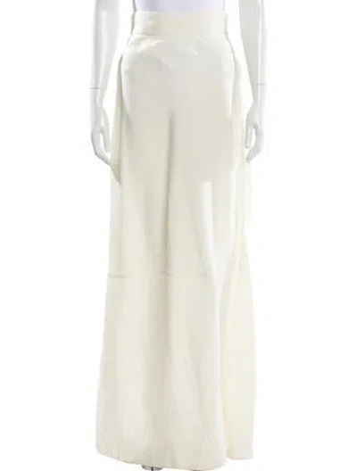 Pre-owned Miu Miu 2020 Long Skirt In White