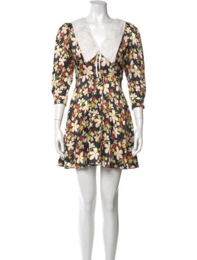 Pre-owned Miu Miu 2020 Mini Dress In Black