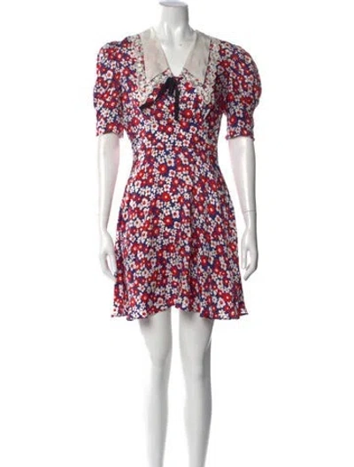 Pre-owned Miu Miu 2020 Mini Dress In Blue