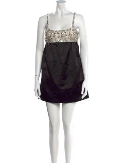 Pre-owned Miu Miu 2020 Mini Dress In Blue