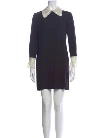 Pre-owned Miu Miu 2020 Mini Dress In Blue