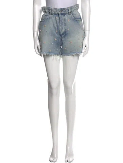 Pre-owned Miu Miu 2020 Mini Shorts In Blue