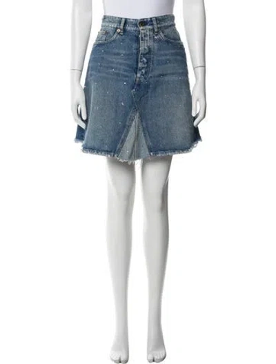 Pre-owned Miu Miu 2020 Mini Skirt In Blue