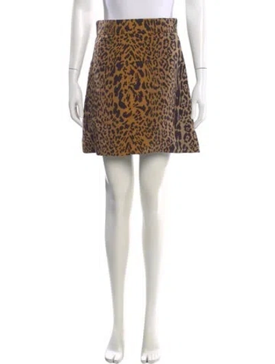 Pre-owned Miu Miu 2020 Mini Skirt In Brown