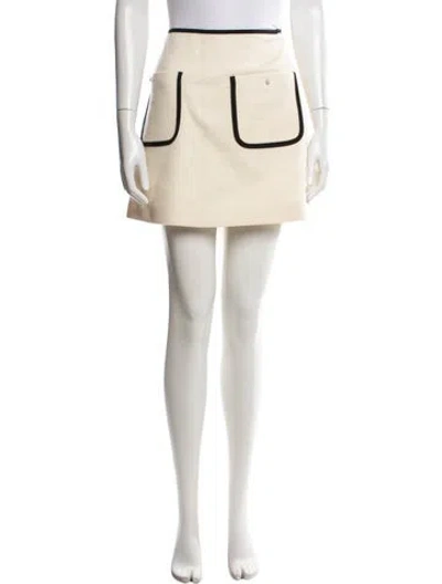 Pre-owned Miu Miu 2020 Mini Skirt In Neutral