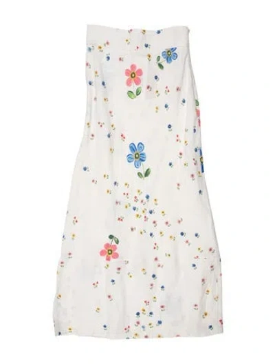 Pre-owned Miu Miu 2020 Mini Skirt W/ Tags In White