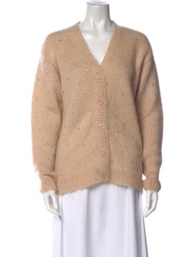 Pre-owned Miu Miu 2020 Mohair Sweater In Neutral