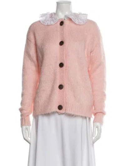 Pre-owned Miu Miu 2020 Mohair Sweater In Pink