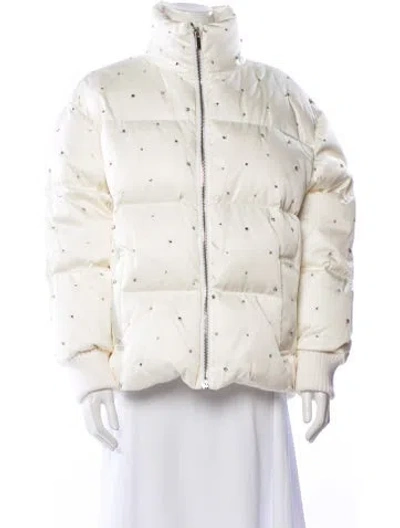 Pre-owned Miu Miu 2020 Printed Down Jacket W/ Tags In Neutral