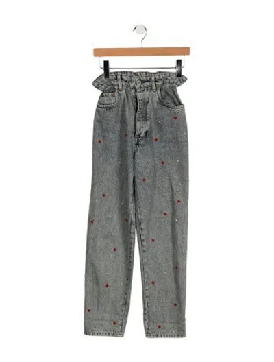 Pre-owned Miu Miu 2020 Straight Leg Jeans In Blue