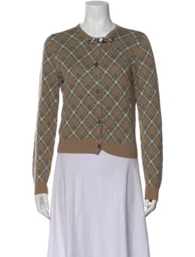 Pre-owned Miu Miu 2020 Virgin Wool Sweater In Neutral