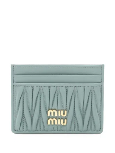 Pre-owned Miu Miu 2020s Matelasse Cardholder