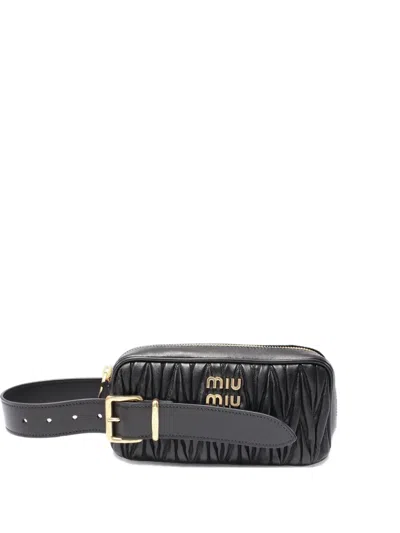 Pre-owned Miu Miu 2020s Matelasse Leather Bag