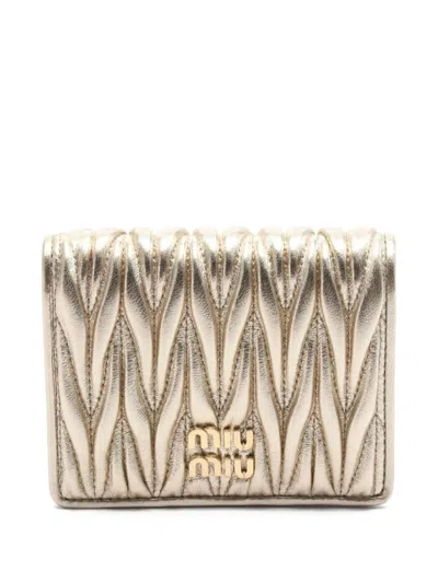 Pre-owned Miu Miu 2020s Matelasse Wallet