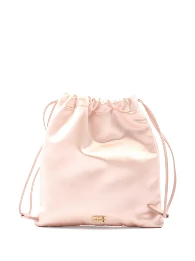 Pre-owned Miu Miu 2020s Raso Pouch In Pink