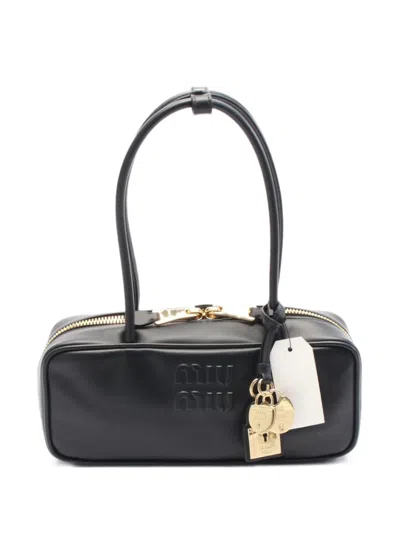 Pre-owned Miu Miu 2020s Small Bow Tote Bag