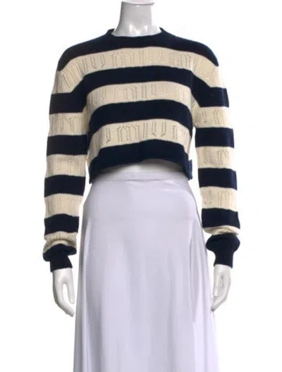 Pre-owned Miu Miu 2021 Cashmere Sweater In Blue