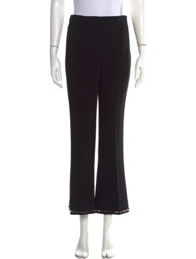 Pre-owned Miu Miu 2021 Flared Pants W/ Tags In Black