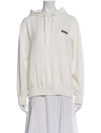 Pre-owned Miu Miu 2021 Jacket In White