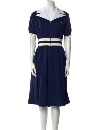 Pre-owned Miu Miu 2021 Midi Length Dress In Multi