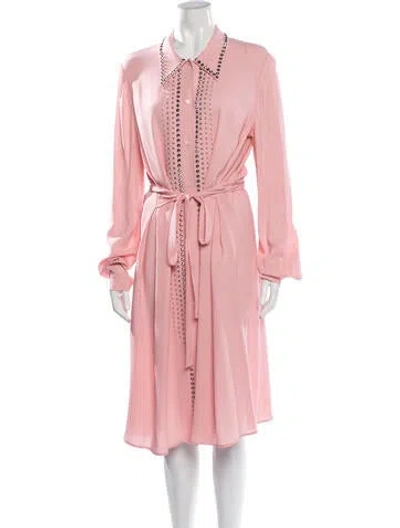 Pre-owned Miu Miu 2021 Midi Length Dress In Pink