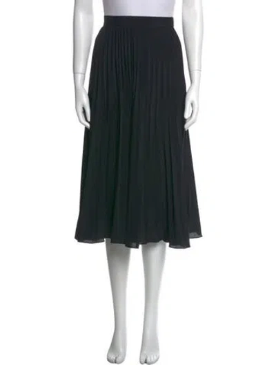Pre-owned Miu Miu 2021 Midi Length Skirt In Black
