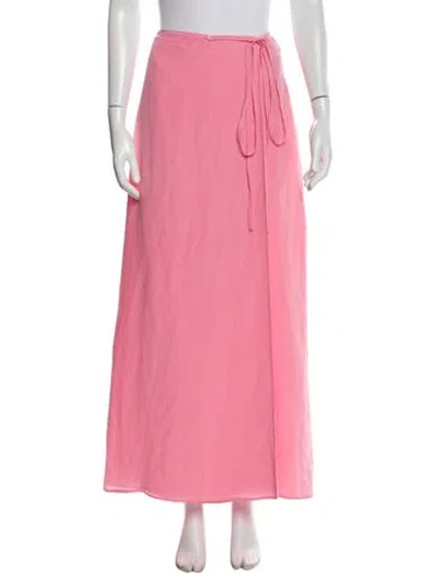 Pre-owned Miu Miu 2021 Midi Length Skirt In Pink