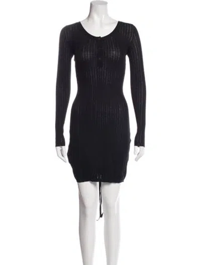 Pre-owned Miu Miu 2021 Mini Dress In Blue