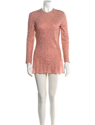 Pre-owned Miu Miu 2021 Mini Dress In Pink
