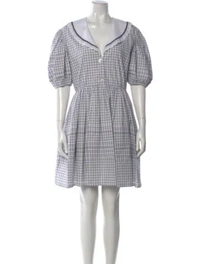 Pre-owned Miu Miu 2021 Mini Dress In White