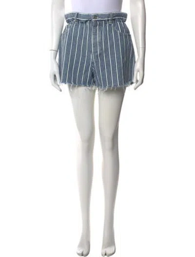 Pre-owned Miu Miu 2021 Mini Shorts In Blue