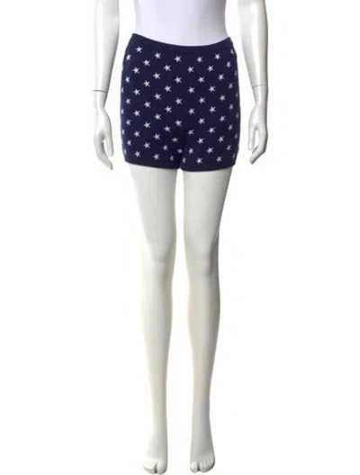 Pre-owned Miu Miu 2021 Mini Shorts In Blue