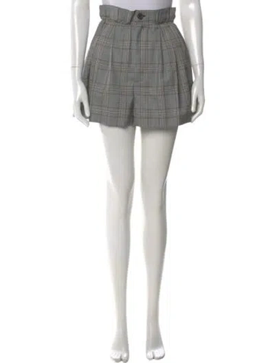 Pre-owned Miu Miu 2021 Mini Shorts In Gray