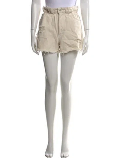 Pre-owned Miu Miu 2021 Mini Shorts In Neutral