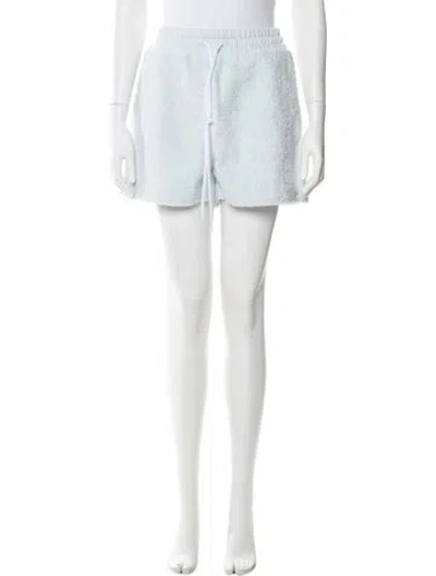 Pre-owned Miu Miu 2021 Mini Shorts W/ Tags In Blue