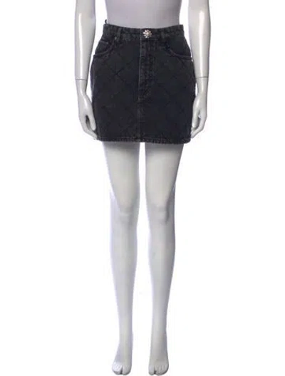Pre-owned Miu Miu 2021 Mini Skirt In Black